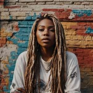 Distressed Faux Locs