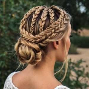 Halo Braids - 4c Hairstyles