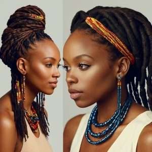 Invisible Locs with Beads