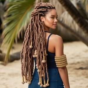 Locs and Faux Locs Crochet Hairstyles