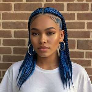Peekaboo Braids Blue