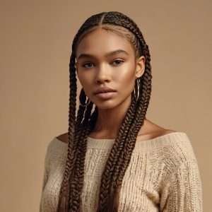 Peekaboo Braids Brown