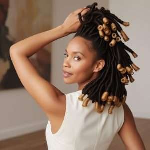 Soft Locs with Curls