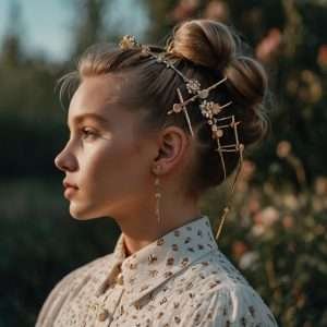 Top Knot Bun with Accessories