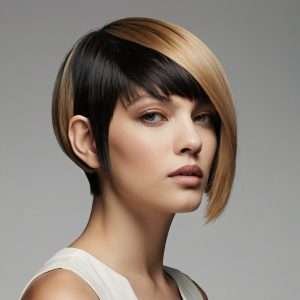 Asymmetrical Mushroom Haircut
