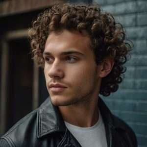 Curly Fluffy Edgar Haircut