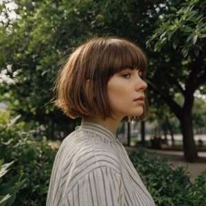 Curtain Haircut for Coarse Hair