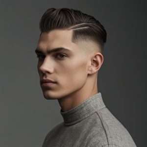 High and Tight Haircut with Textured Top
