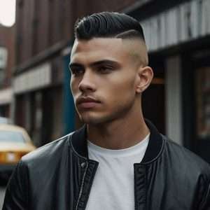 High and Tight Haircut with a Mid Fade