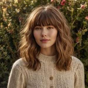 Layered Bangs Alpaca Haircut