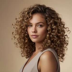 Old Money Haircut for Curly Hair