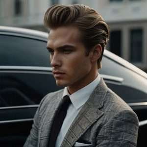 Polished Side Part for Men