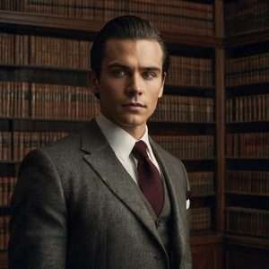 Slicked-Back Haircut