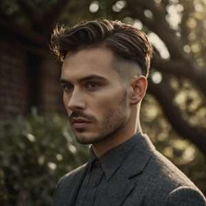 Wings Haircut Suitable for Square Face Shape