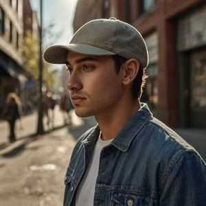 Wings Haircut with a Hat