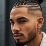 Fresh Cornrows and Fade