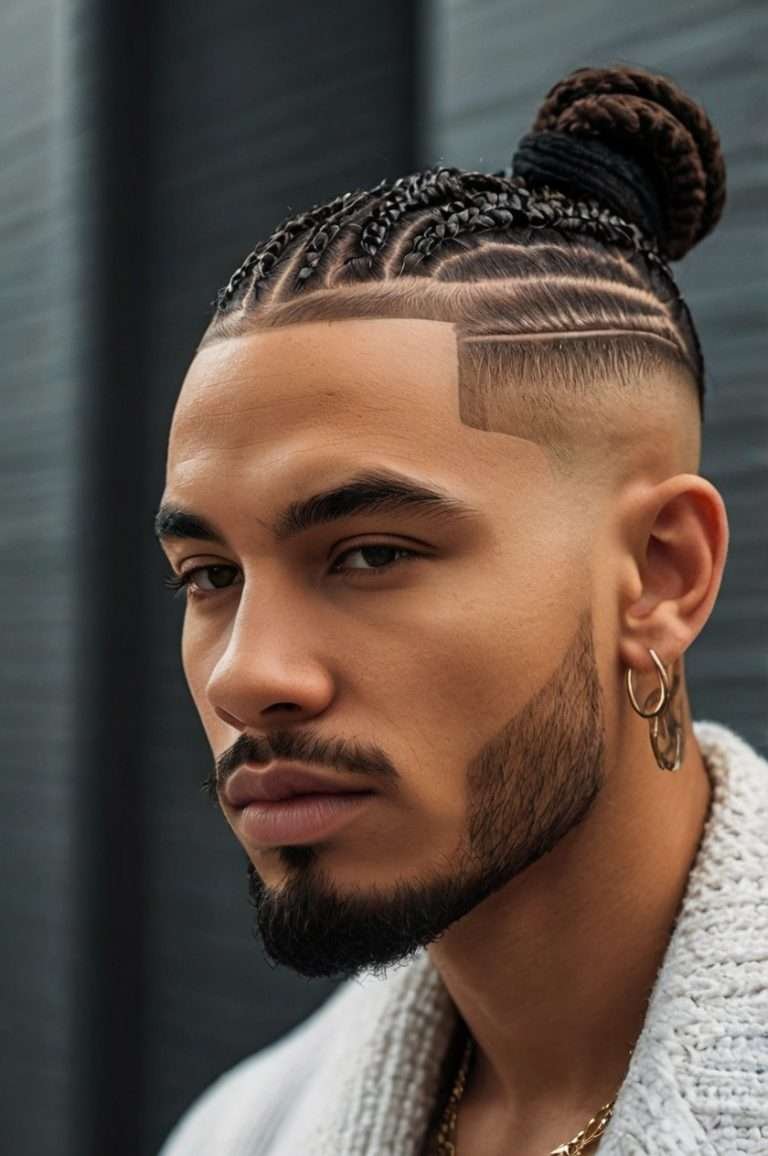 Fresh Cornrows and Fade