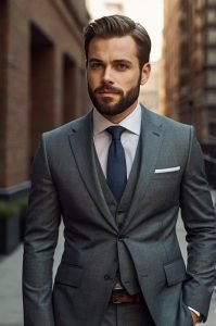 Corporate Beard Styles (Short Boxed Beard)