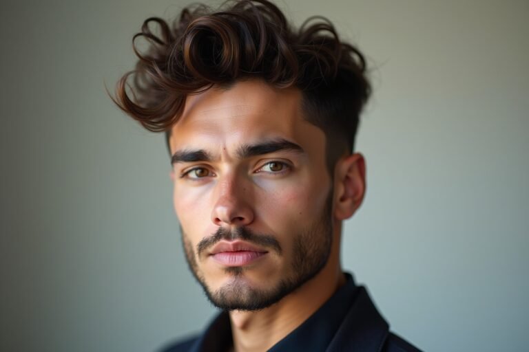 8 Mid Taper Fade Curly Hair Styles für moderne Männer